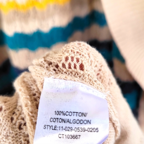 STETSON Knit Duster Vest, Cream color, Size M - Picture 5 of 5